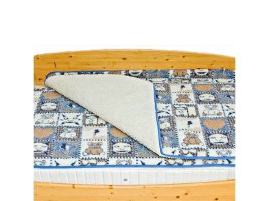 Sleepy-Gyermek gyapjú DERÉKALJ Macis-kék