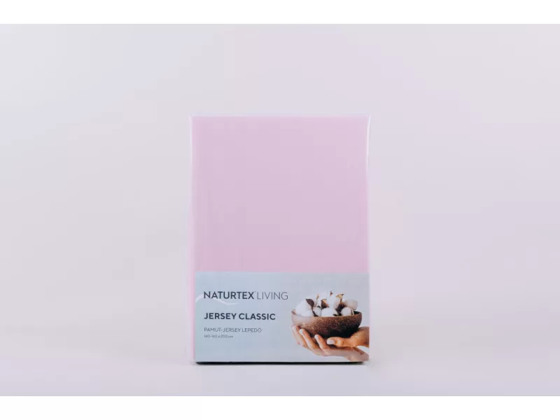 Jersey pink lepedő 140-160x200 cm
