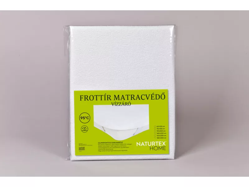 Frottír matracvédő PVC borítással 70x140 cm