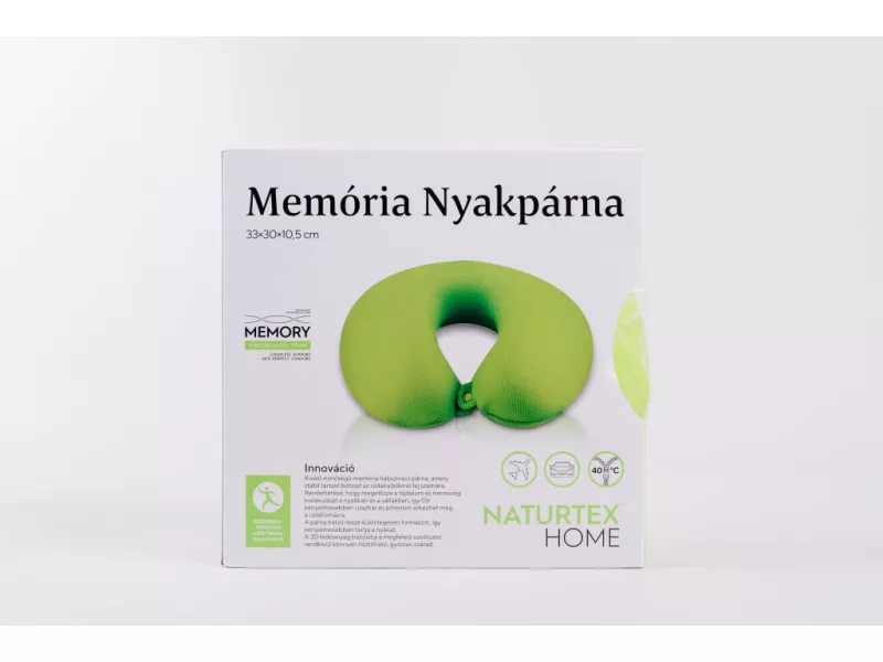 Memory világos zöld nyakpárna