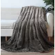 Naturtex sherpa design kétoldalas pléd - Ombre Grey 150x200 cm