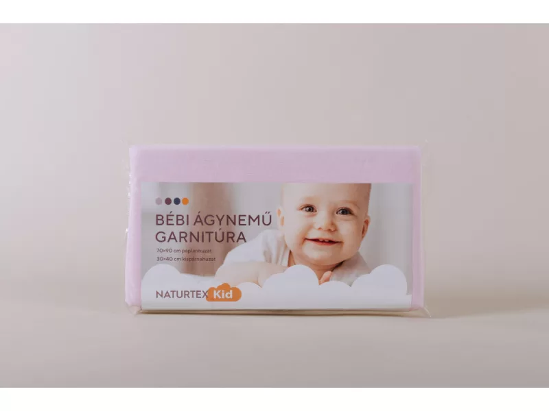 2 részes Baby ágyneműhuzat/Light Rose