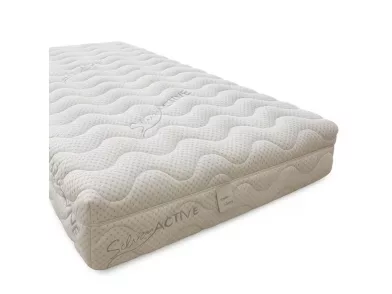 Ortho Sleepy 21cm magas, Ortopéd Matrac Fehér Silver Huzattal, 5cm latex réteggel 90x200cm