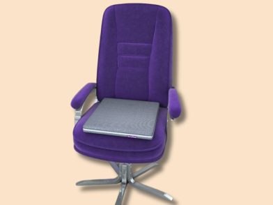 Berry Luxus Grey ülőpárna, 4cm HR hab + GélRács + Szürke 3D huzat