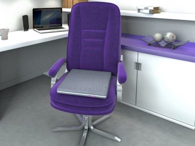 Berry Luxus Grey ülőpárna, 4cm HR hab + GélRács + Szürke 3D huzat
