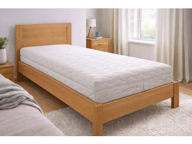 VitaRoll Slim 21cm magas Ortopéd matrac Fehér Silver huzattal, 4cm Bioluxus Memory réteggel 80x200cm