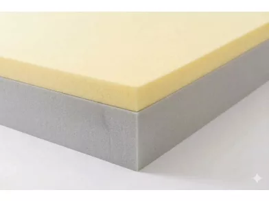 VitaRoll Slim 21cm magas Ortopéd matrac Fehér Silver huzattal, 4cm Bioluxus Memory réteggel 80x200cm