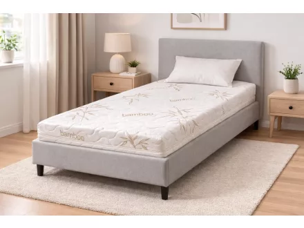   Ortho-Sleepy High 25cm magas Ortopéd matrac Bamboo huzattal és 4cm 7zónás Bioluxus Memory réteggel 90x200cm