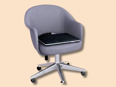 Berry Komfort ülőpárna, GélRács + Fekete 3D huzat