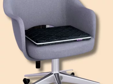 Berry Luxus Black ülőpárna, 4cm HR hab + GélRács + Fekete 3D huzat