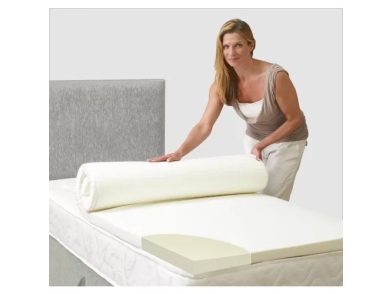 Ortho-Sleepy Memory topper fedőmatrac, Silver, Aloe vagy Bamboo huzattal,  2cm magas, 140x200cm