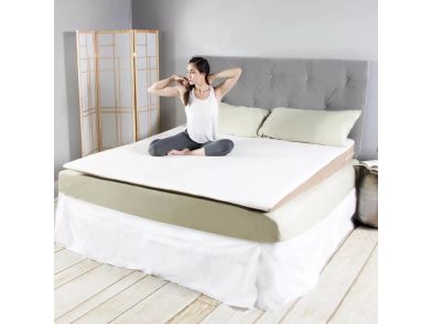 Ortho-Sleepy Memory+2cm HREcO fedőmatrac, Silver, Aloe vagy Bamboo huzattal,  8cm magas, 180x200cm