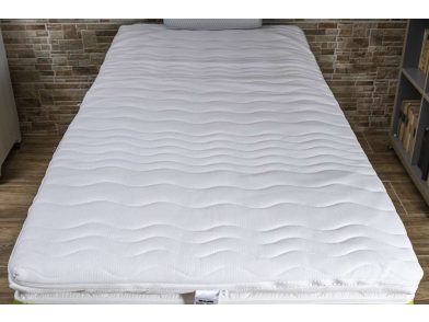 VitaRoll - Red 7 zónás + 2cm HR EcO hab, Kiegyenlítő Fedőmatrac Antiallergén huzattal 140x200cm