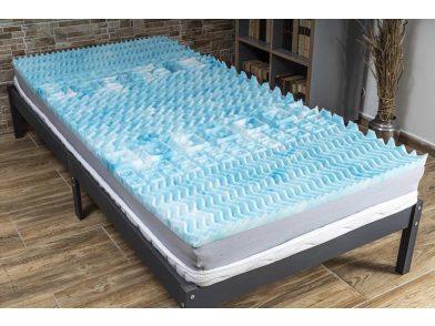 VitaRoll - Slim 7 zónás KÉK EcO Matrac, Silver/Ezüst huzattal, 120x200cm