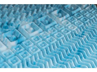 VitaRoll - Slim 7 zónás KÉK EcO Matrac, Silver/Ezüst huzattal, 120x200cm