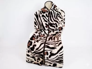 Sleepy - Mintás Gyapjú TV köntös 160x200cm - kiárusítás